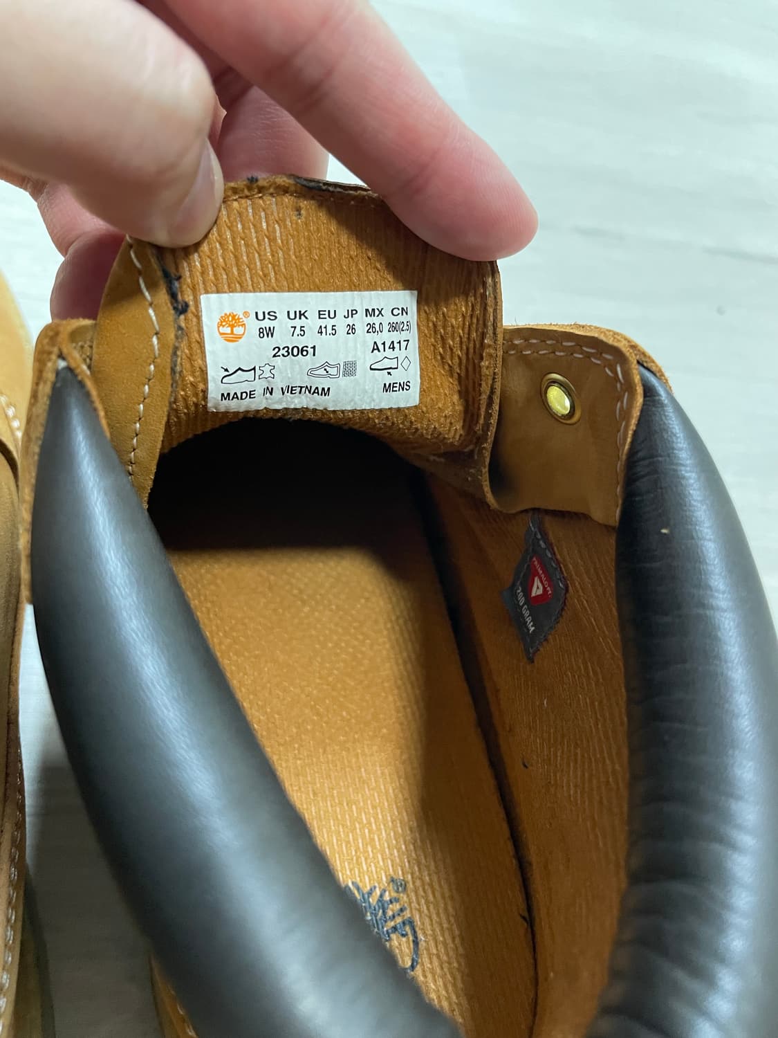 팀버랜드 프리미엄 워터프루프 누벅 부츠 4인치 8W(260) 상품이미지9