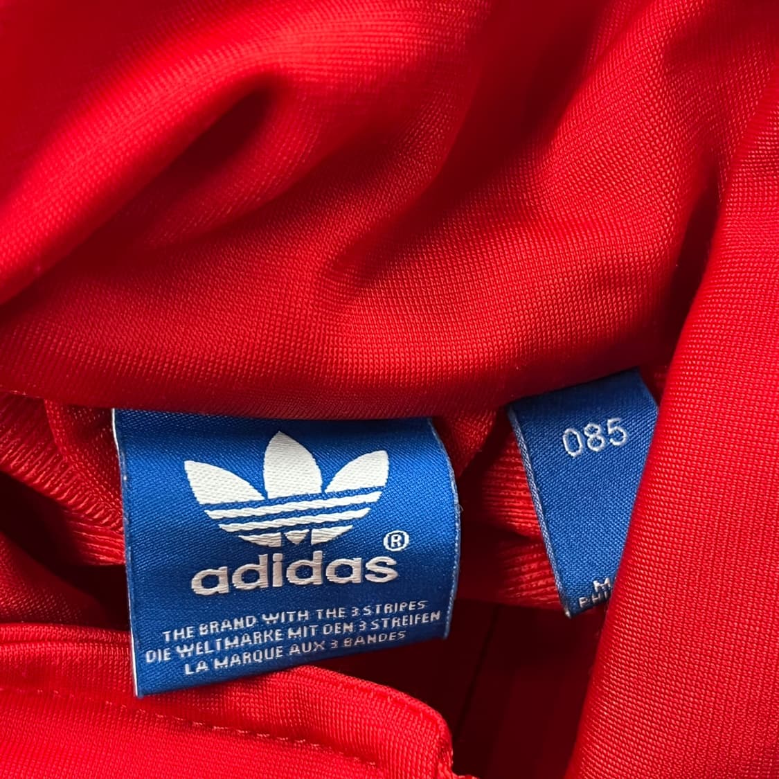 [정품/85] 아디다스 레드 삼선 트랙탑 져지 b10 상품이미지5