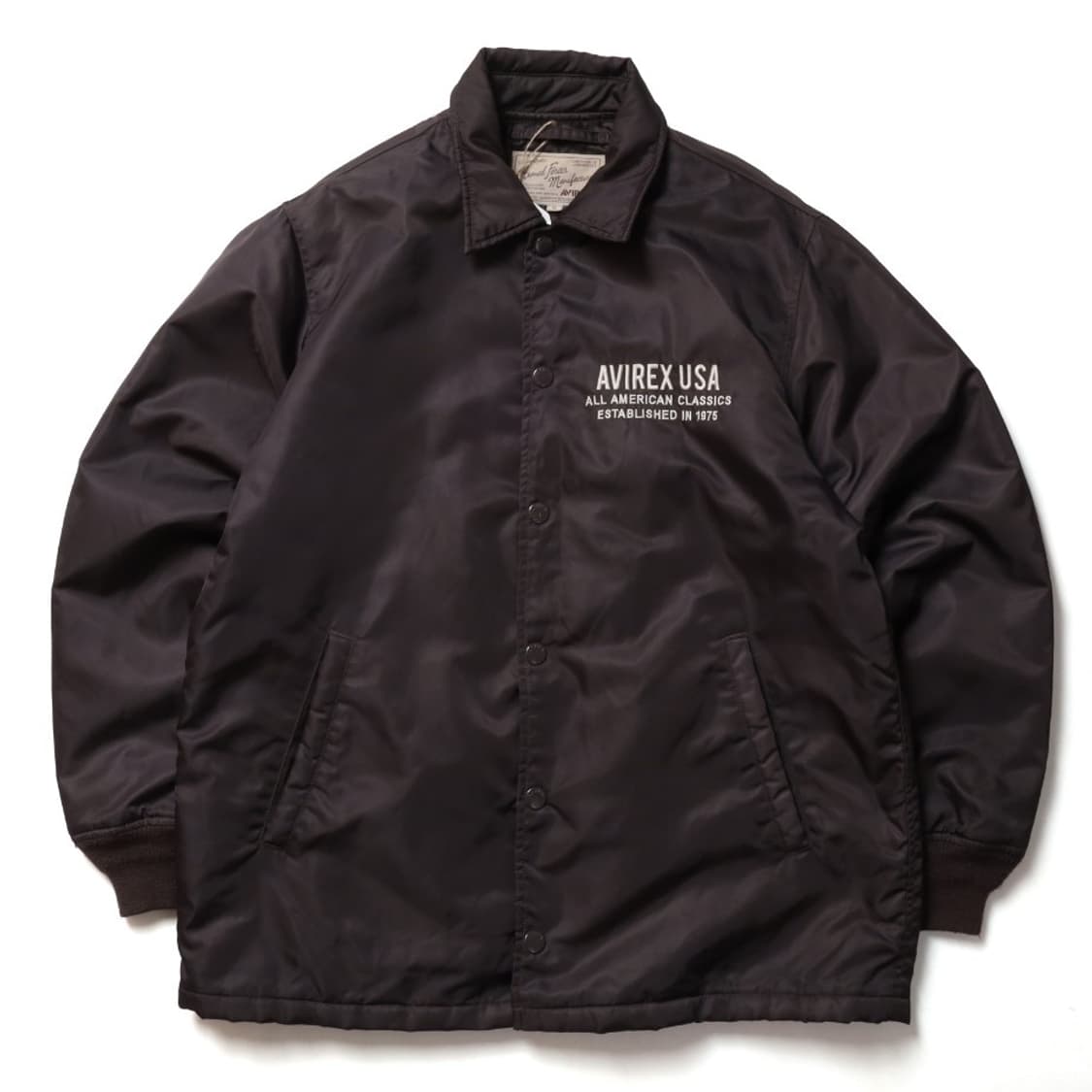 아비렉스 Avirex Logo Embroidered Coach Jacke 상품이미지2