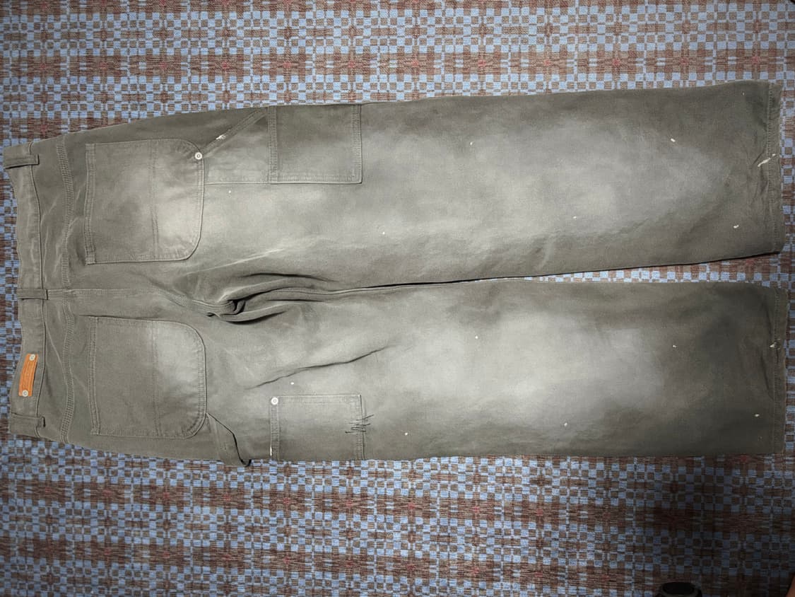 Blackout CRACK Larry doubleknee pants M 상품이미지4