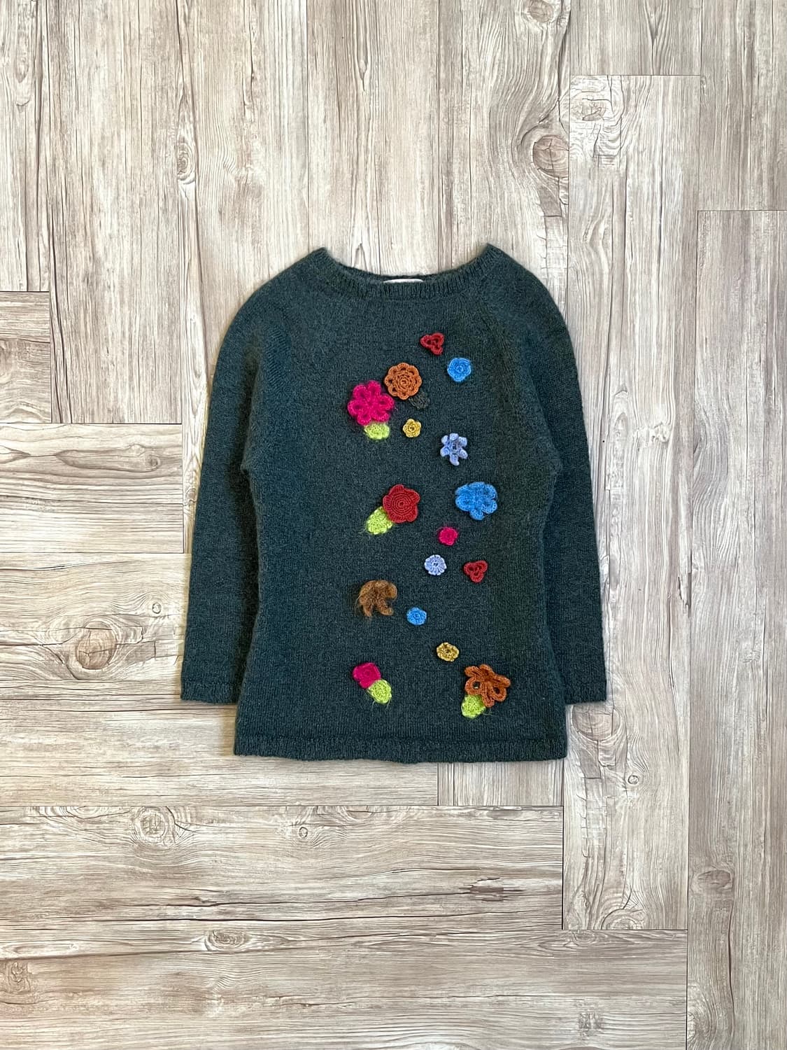 폴스미스 아트 플라워 모헤어 스웨터 상품이미지1