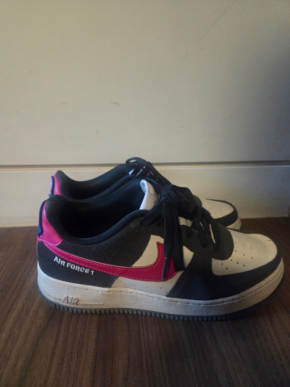 나이키 에어포스 1 LV8 애슬레틱 클럽 블랙 핑크 프라임 250 상품이미지1