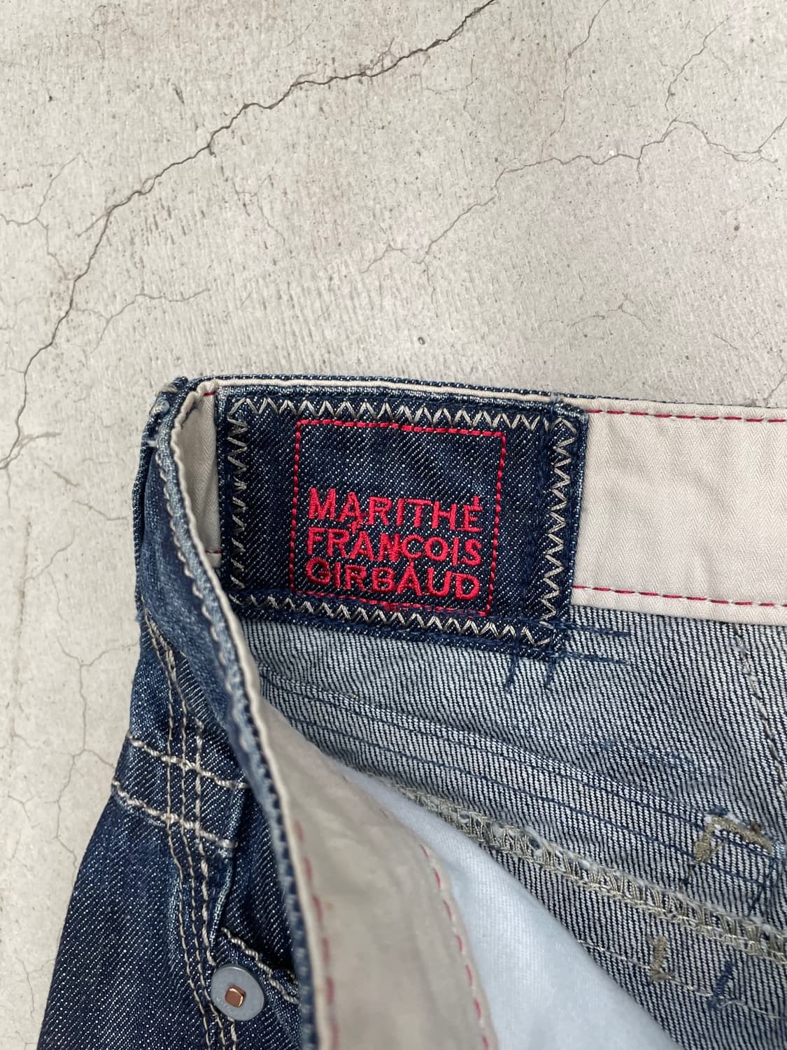 Marithe francois Girbaud Washed Denim 상품이미지5