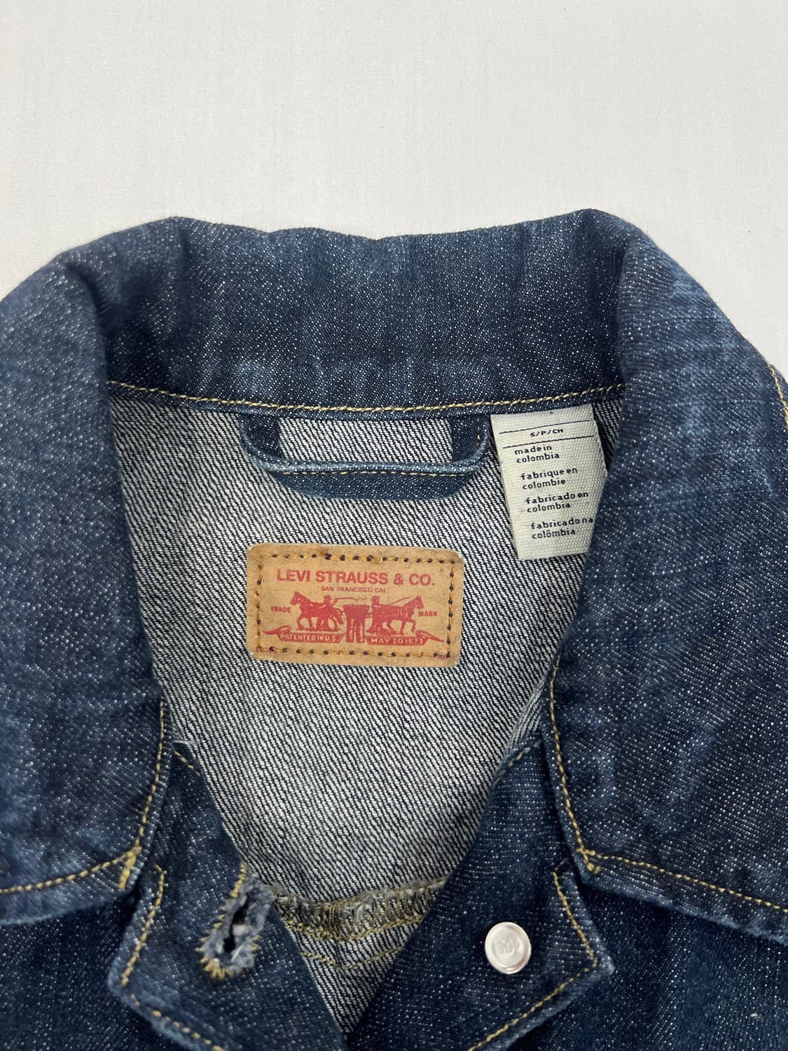 리바이스 데님 트러커 청자켓 여성 S 상품이미지5