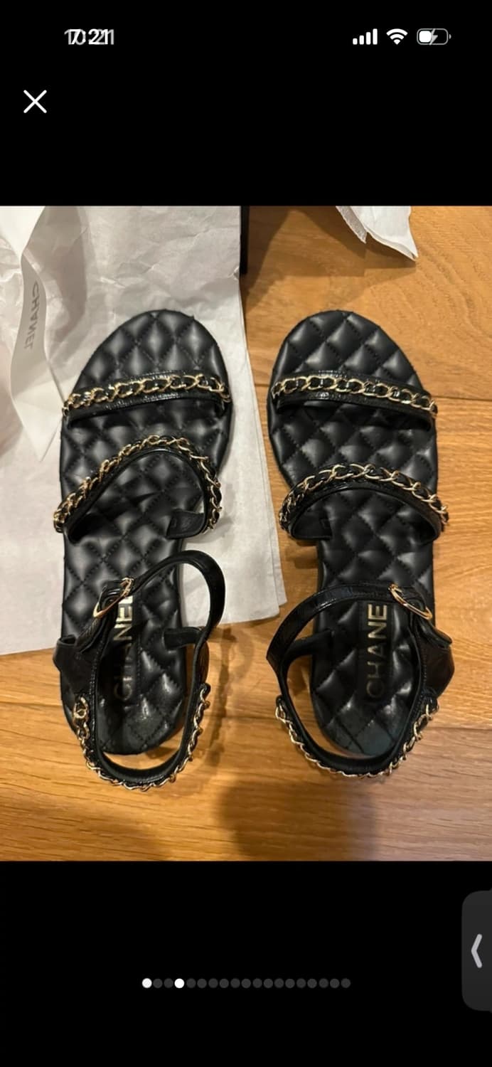 샤넬 샌들 36반 상품이미지4