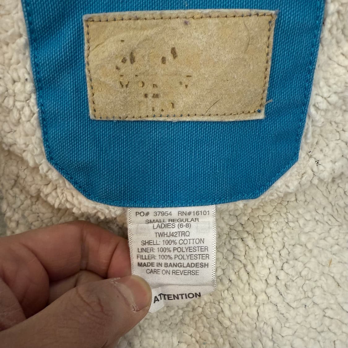 빈티지 후드 워크자켓 스카이 상품이미지4