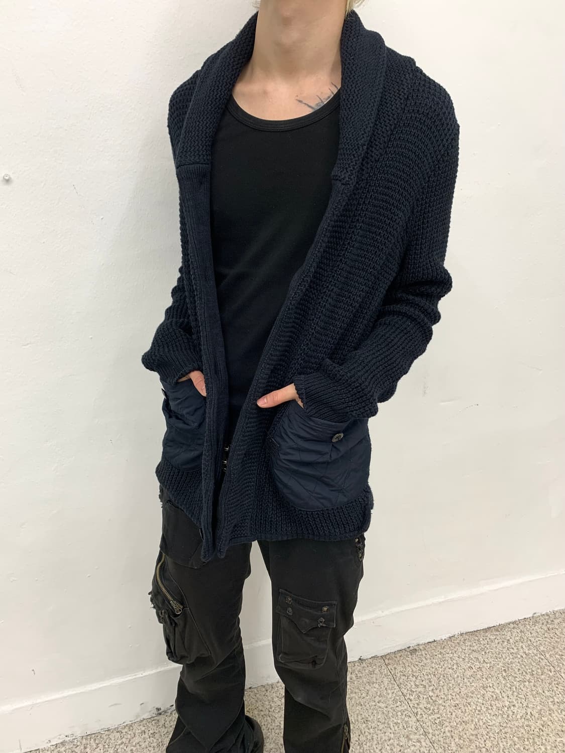 G-star raw pocket detail knit zip-up   상품이미지2