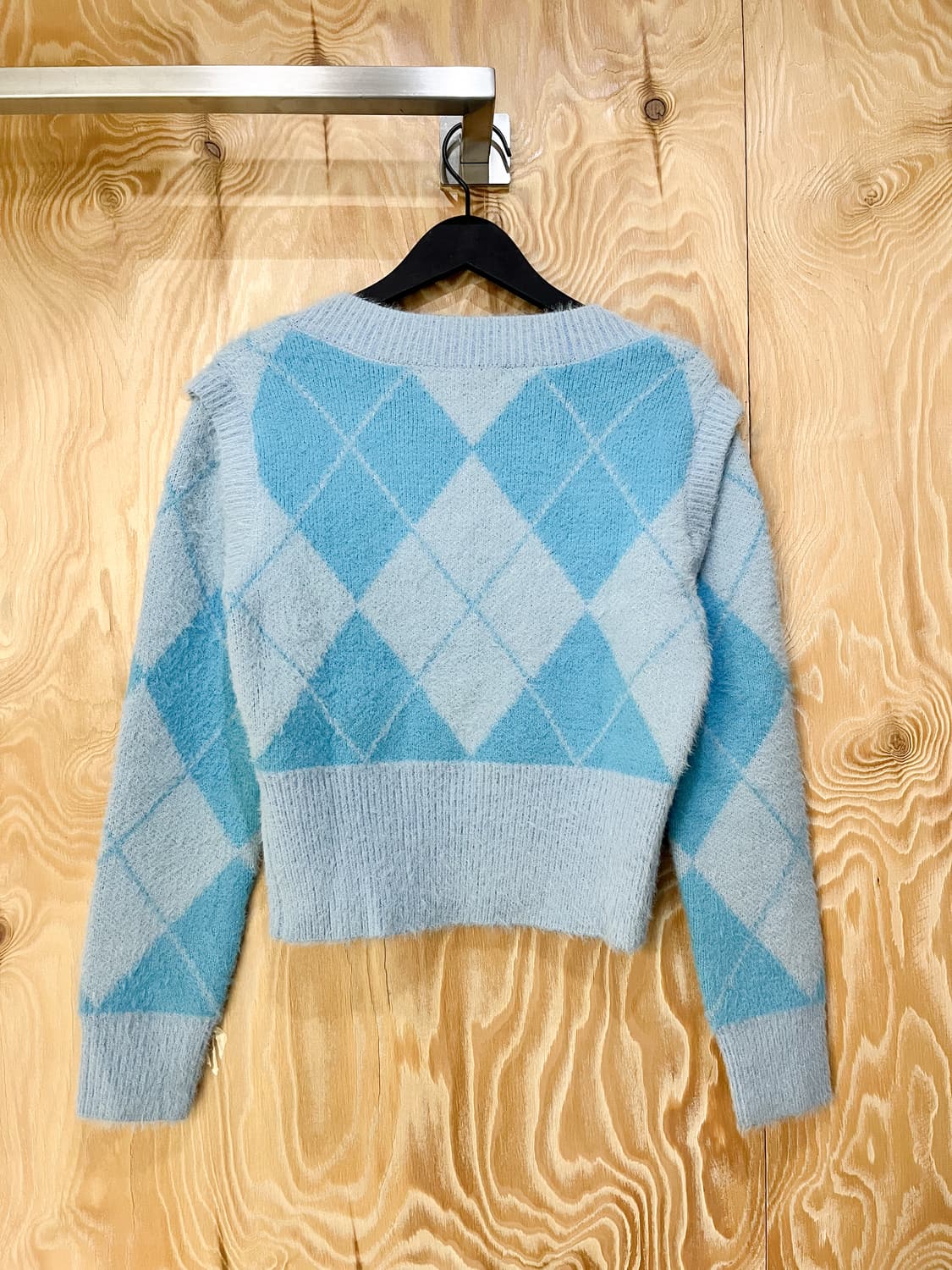 하우스오브써니 아가일 스웨터 상품이미지4