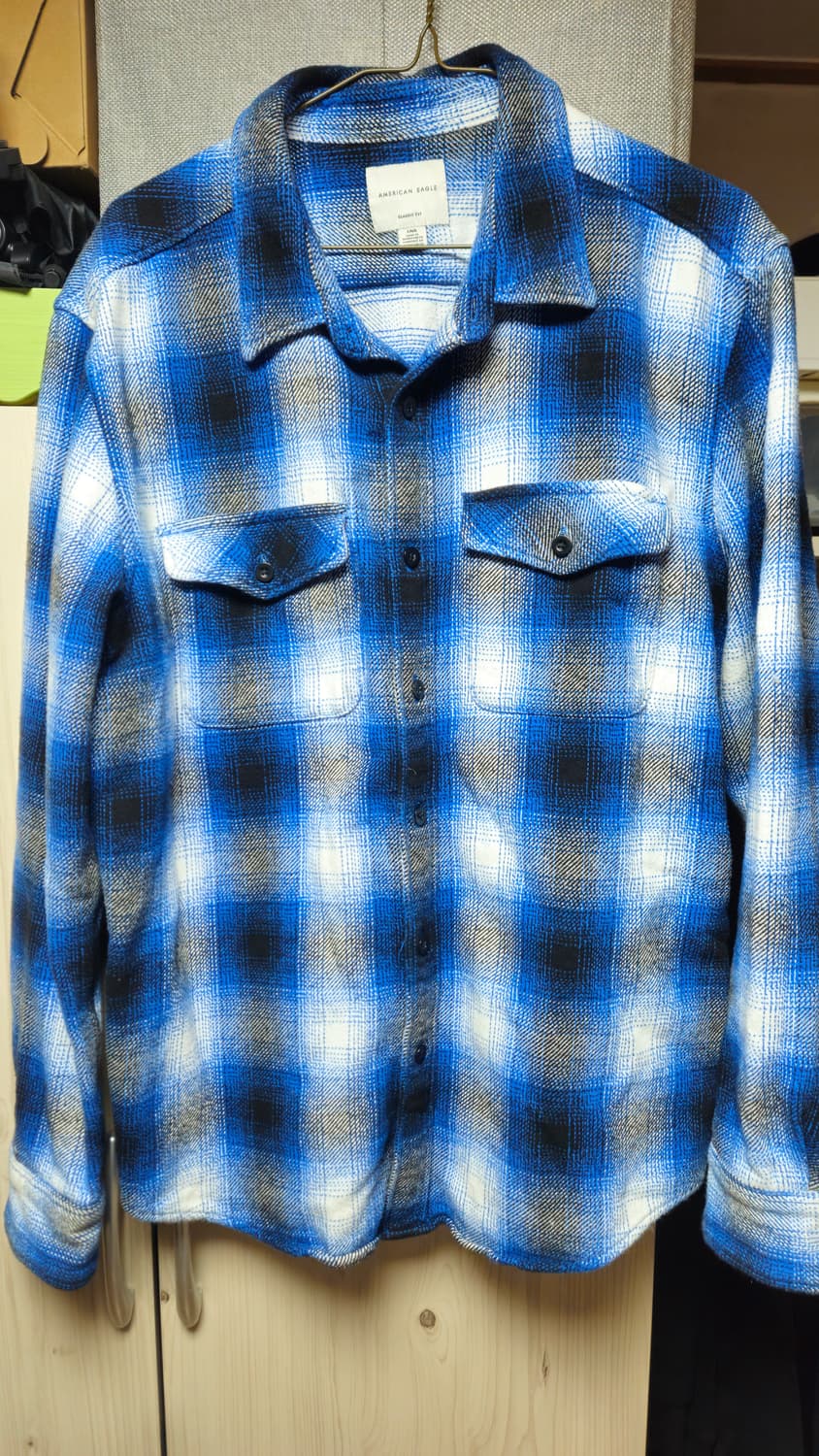 빈티지 옴브레 체크셔츠 상품이미지1