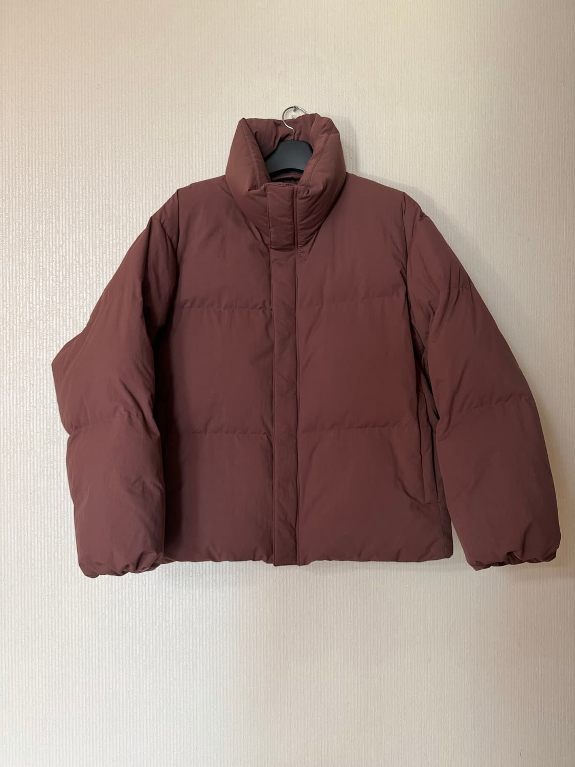 유니클로U 패디드볼륨재킷 브라운 XXL 상품이미지1