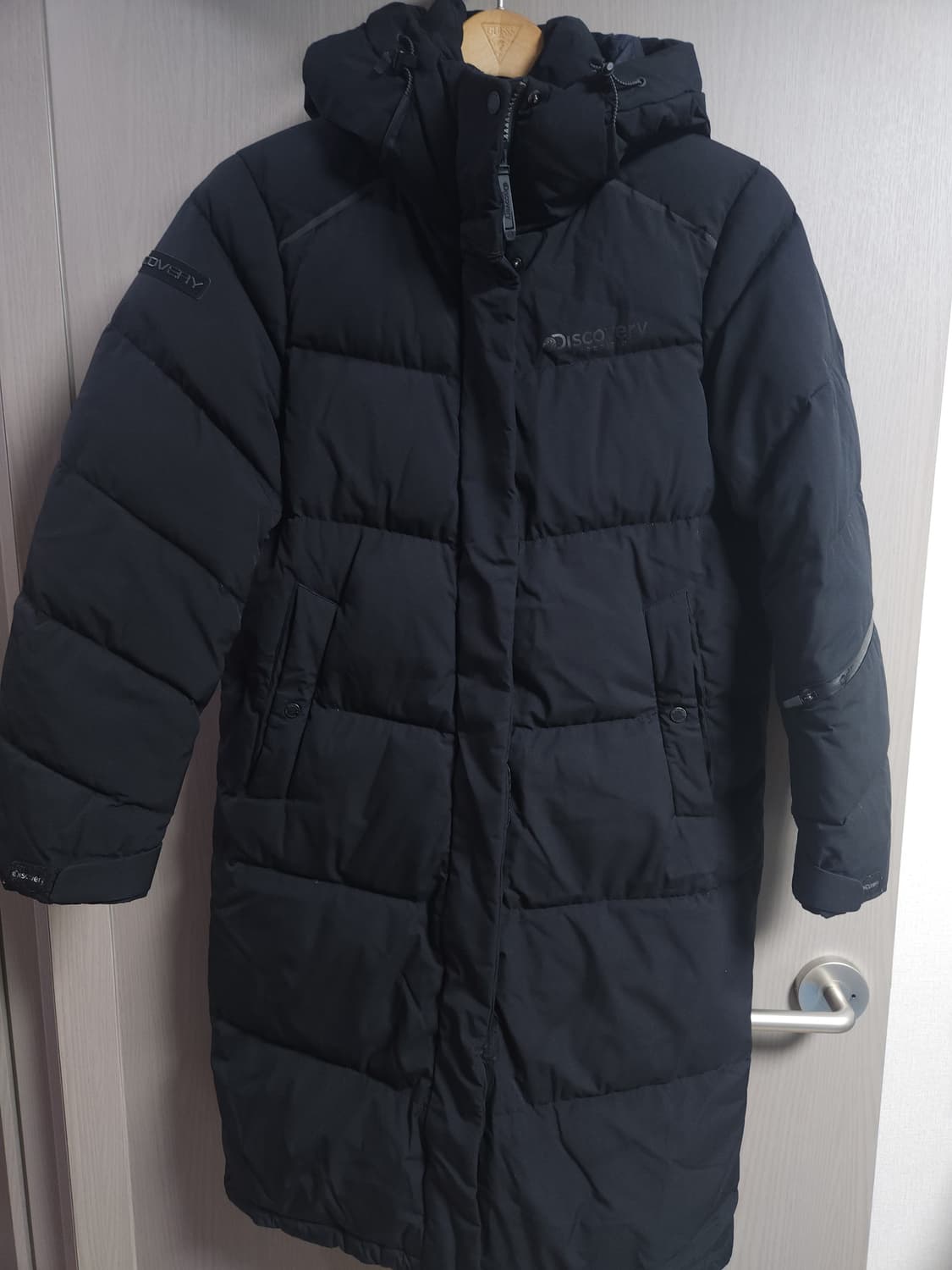 디스커버리 덕다운 롱패딩, S 상품이미지1