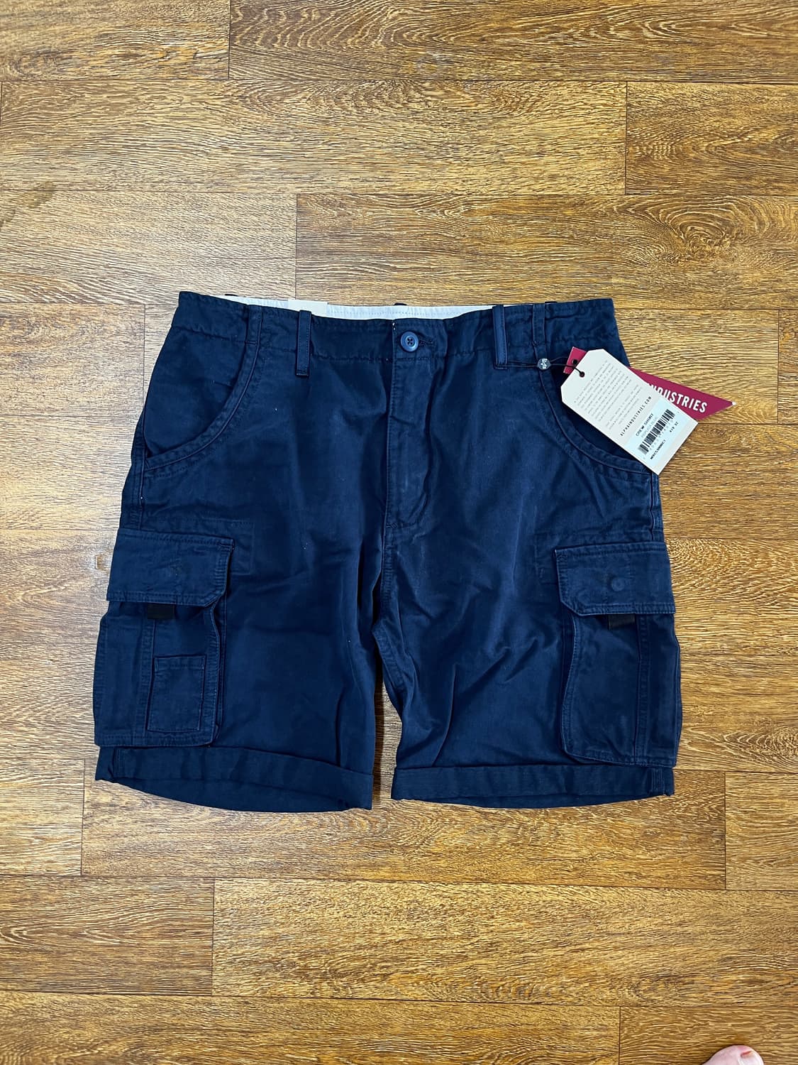 알파인더스트리 크루 숏 반바지 / 네이비 - 32 상품이미지1