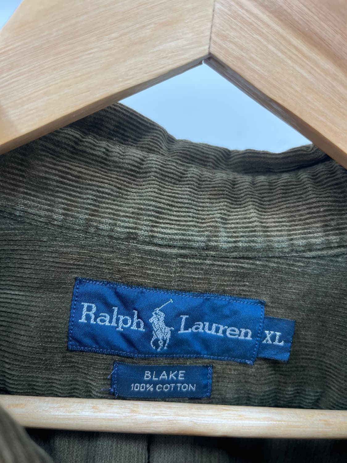 2XL) POLO RALPH LAUREN CORDUROY SHIRT 상품이미지2