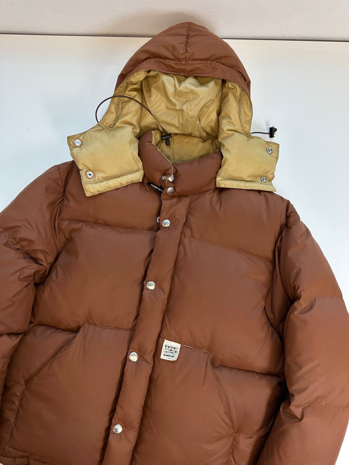 YESEYESEE 덕다운 후드 패딩 (M)브라운 상품이미지2