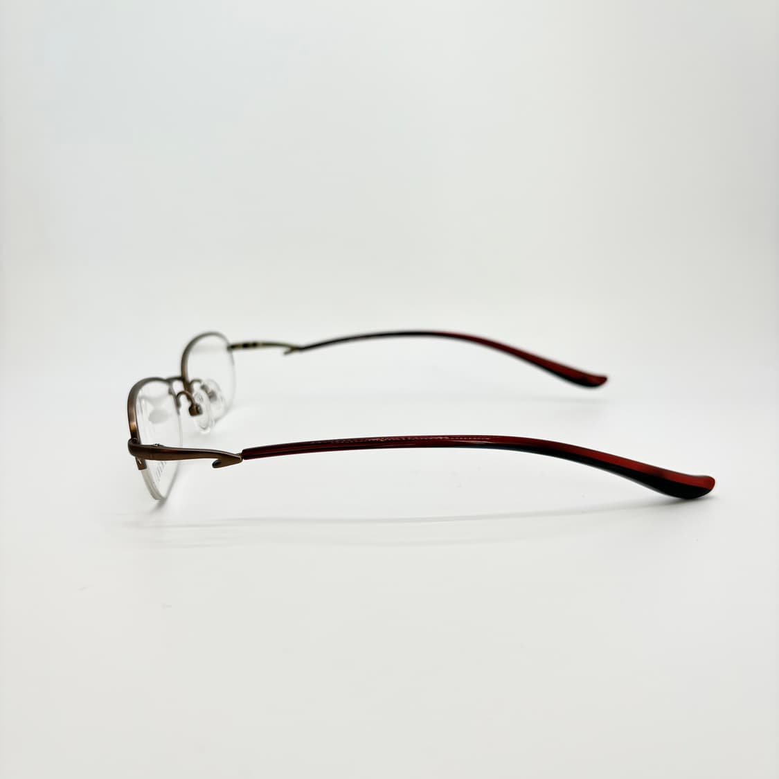 SHARAKU 매트 브라운 티타늄 반무테 상품이미지4