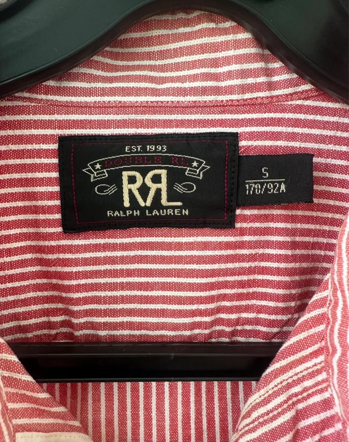 RRL 스트라이프 워크 셔츠 S 상품이미지3