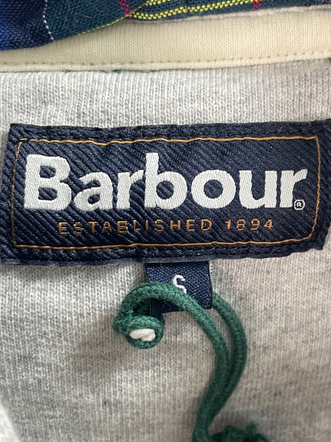 바버 스몰로고 그레이 후드티 (on.694) 상품이미지5