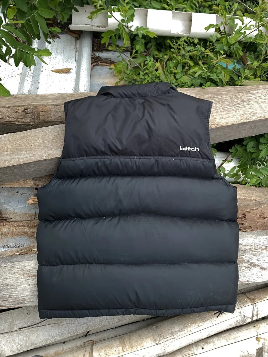 비치 스케이트보드 패딩 조끼 블랙 상품이미지5