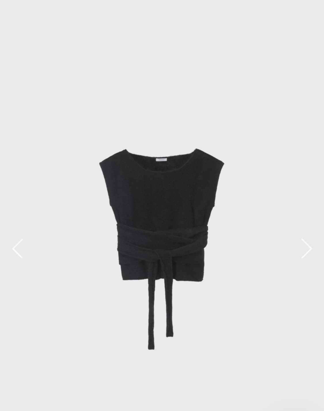 모노하 racoon lace knit 라쿤 레이스 니트 블랙 상품이미지3