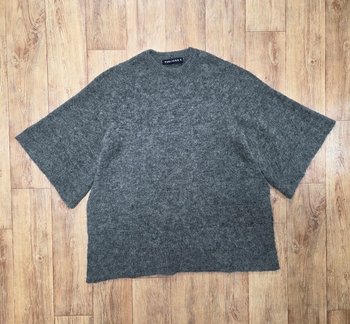 퍼블리카엑스(PUBLICKAX) 벨소매 알파카 울니트 55-66 새상품 상품이미지3