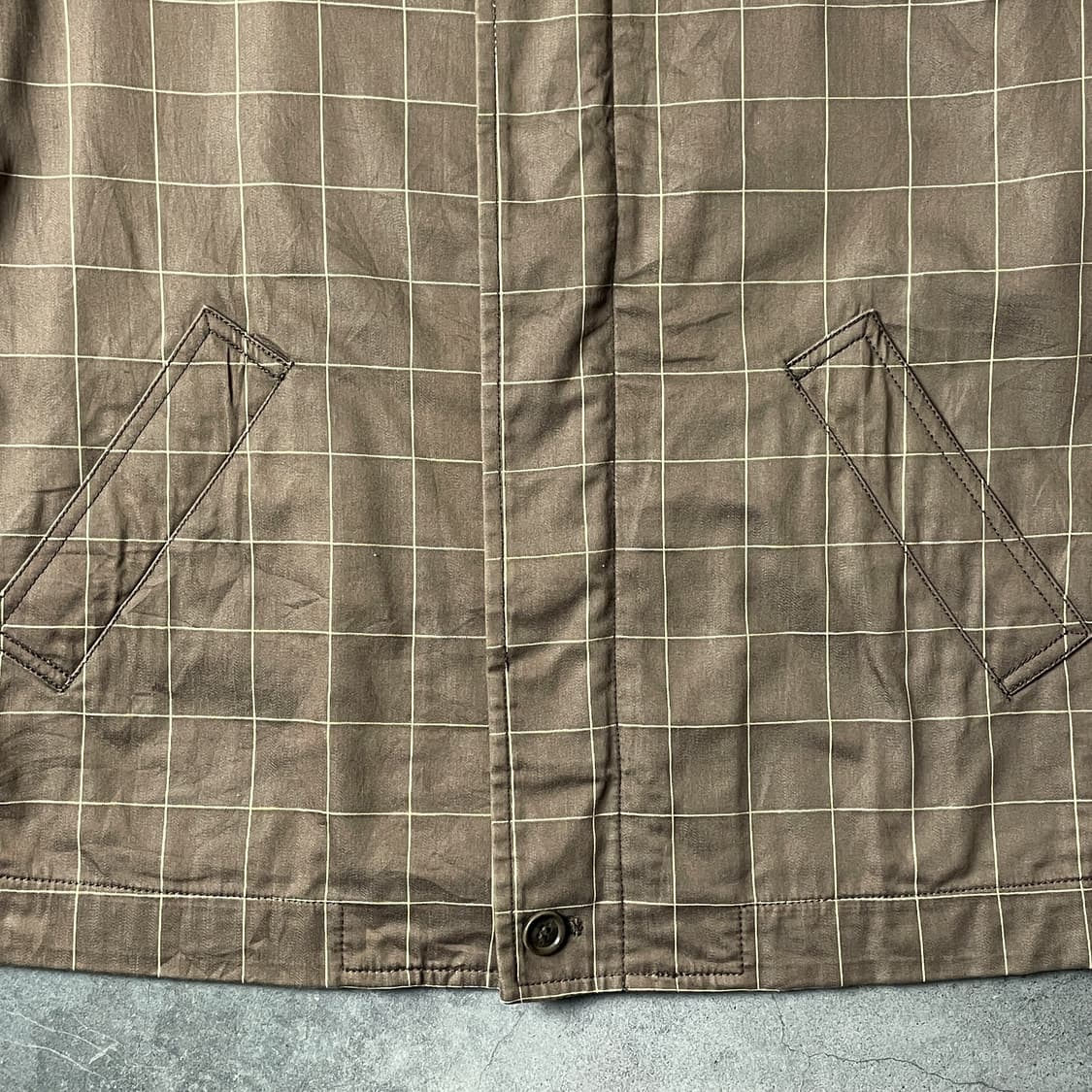 PAUL SMITH 폴스미스 빈티지 브라운 체크 집업자켓 A00404 상품이미지5