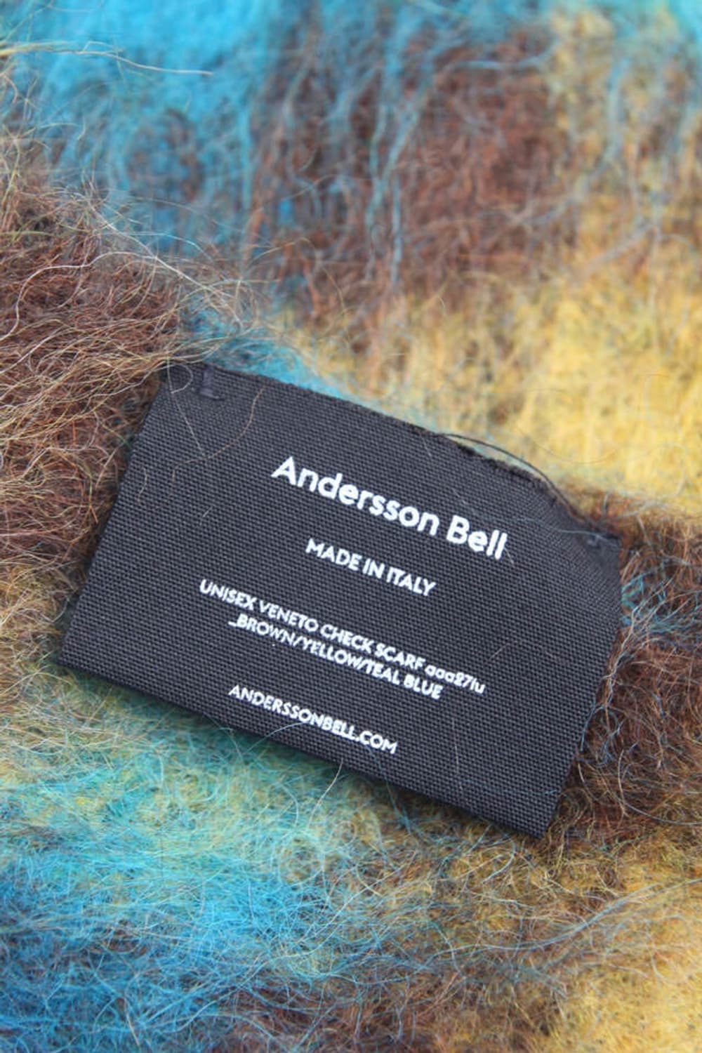 앤더슨벨 베네토 체크 머플러  상품이미지3