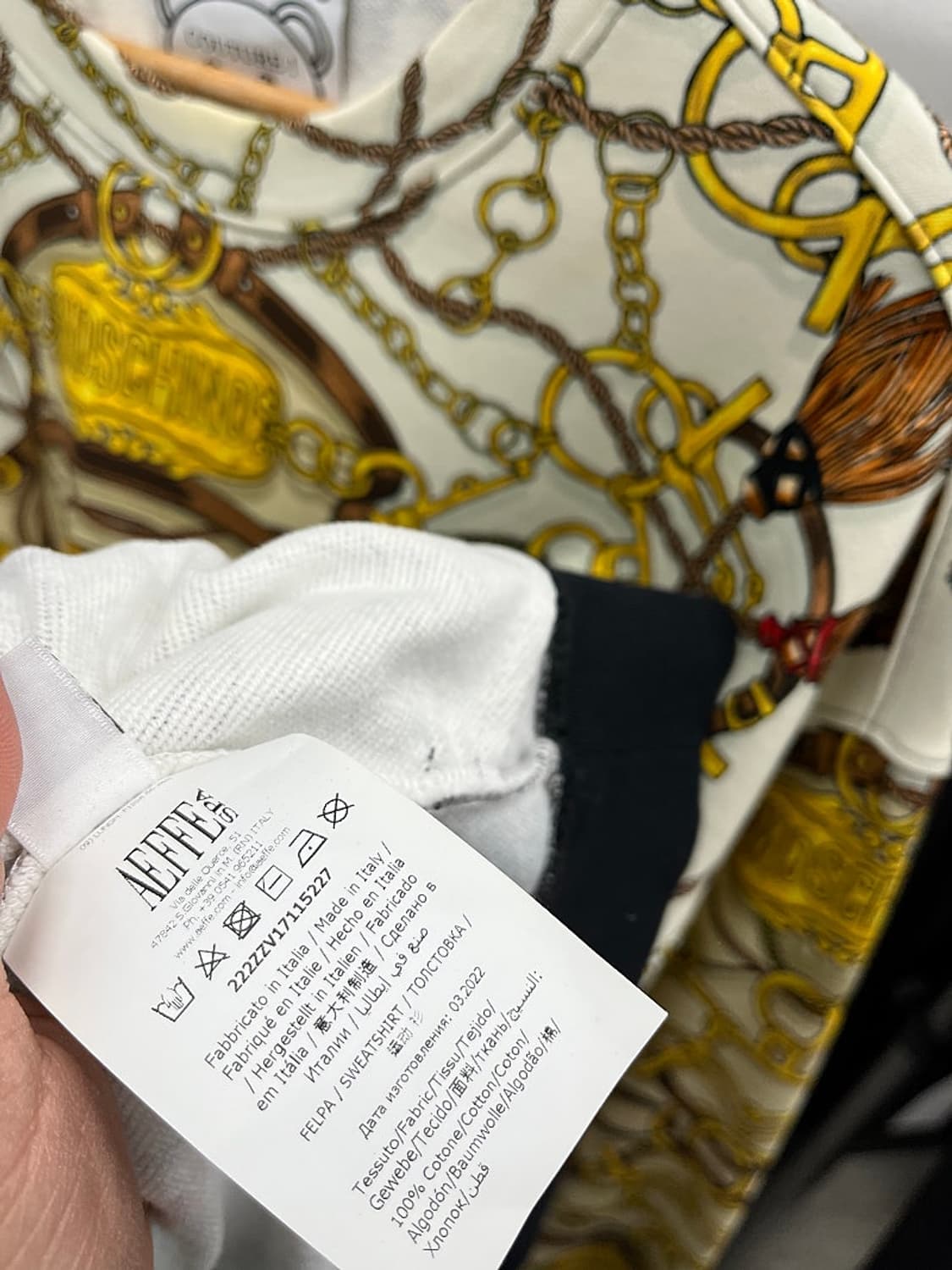 100) 모스키노 테디베어 맨투맨  상품이미지6