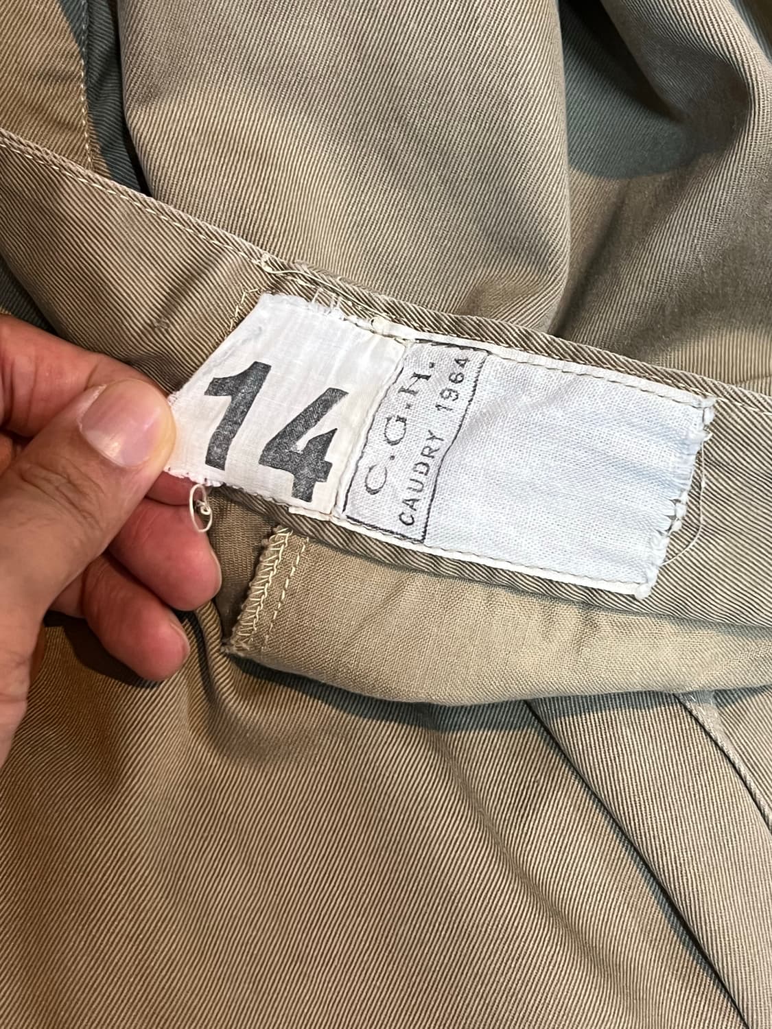 60s 프랑스군 M52 치노 팬츠 상품이미지5