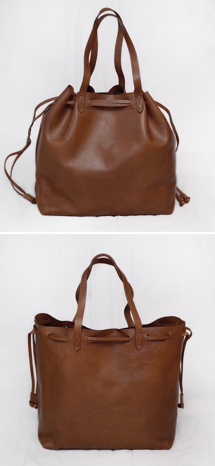 메이드웰 드로우스트링 트랜스포트 레더 빅토트.숄더백 상품이미지2