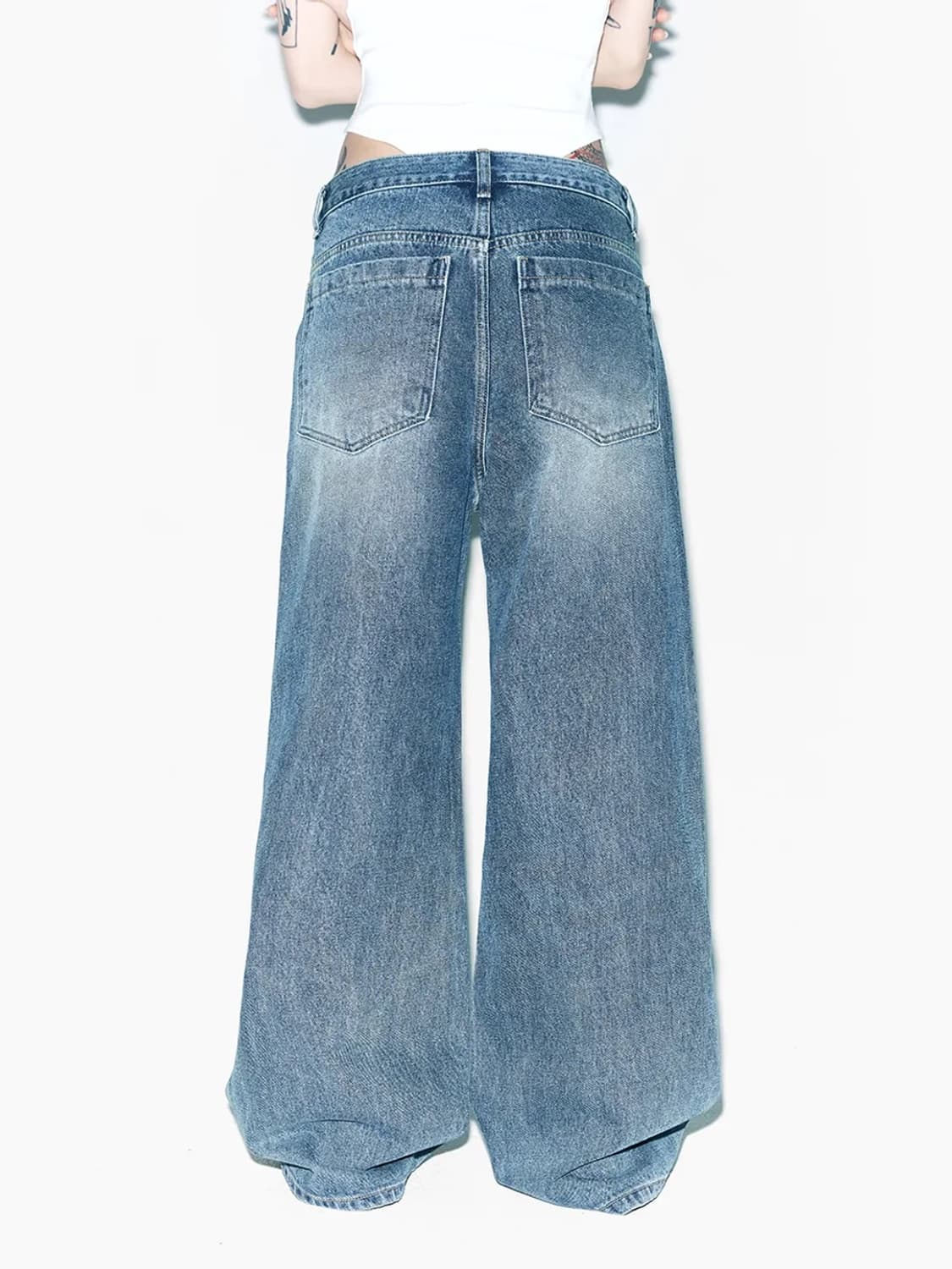 yeel SIGNATURE LOGO DESTROYED DENIM  상품이미지3