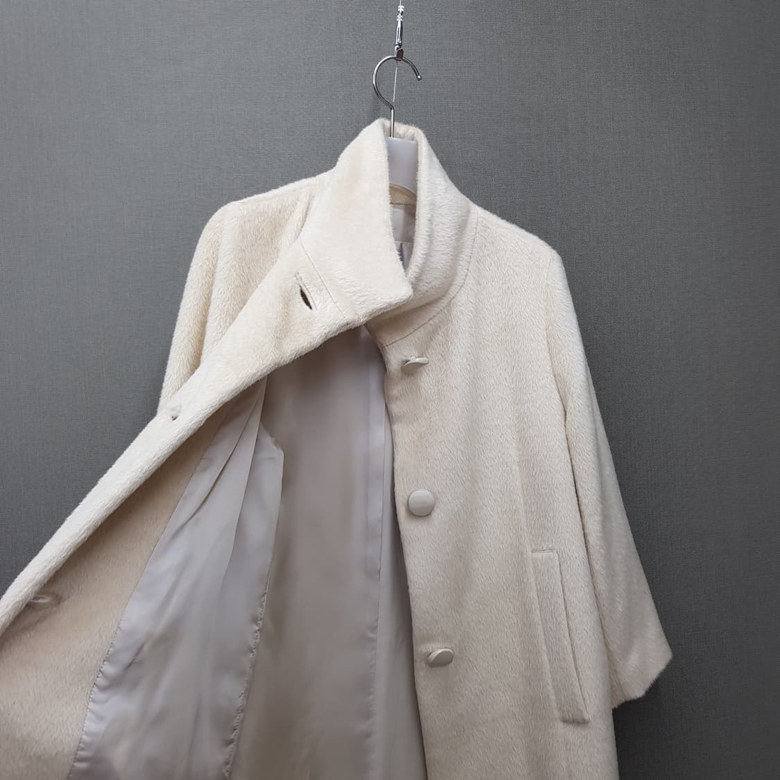 한섬 타임 라마 혼방 코트 82-94-160사이즈 상품이미지5