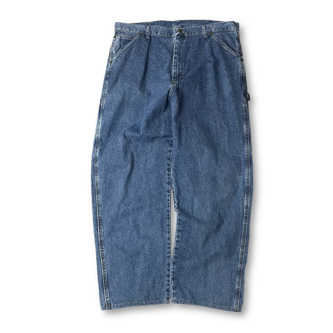 (38) 올드밀 중청 백카고 와이드 데님 팬츠 상품이미지1