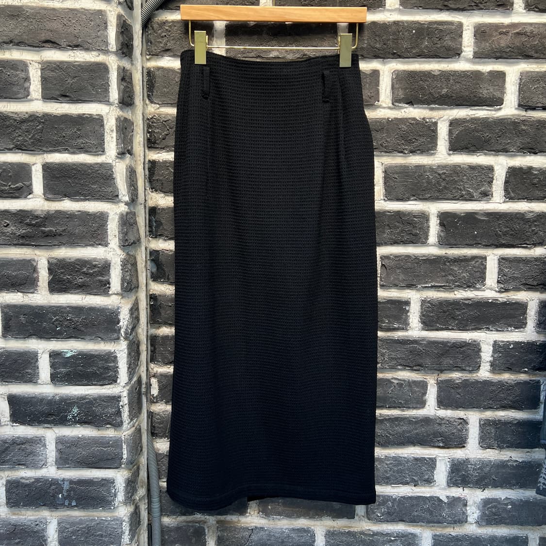 Y‘s 80s 텍스쳐 울 스커트 상품이미지1