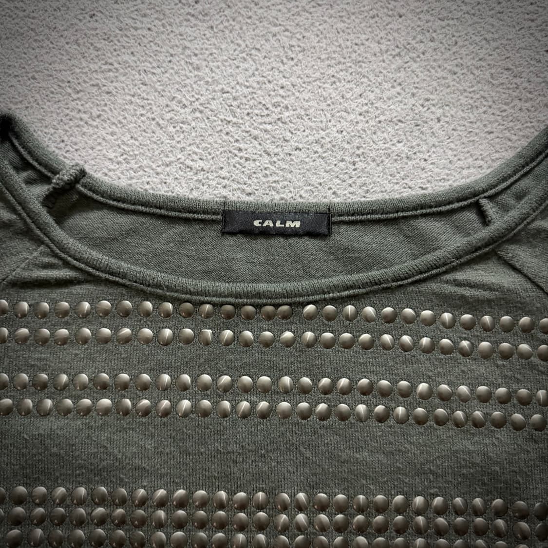 Stud detail long t shirt 상품이미지2
