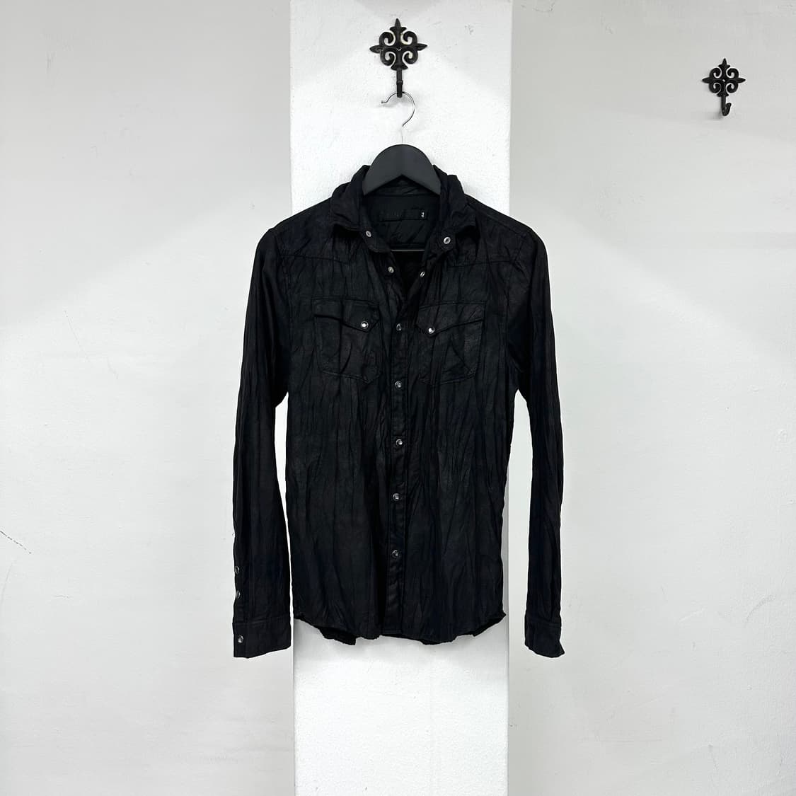 Fuga wrinkle waxed shirts 상품이미지3