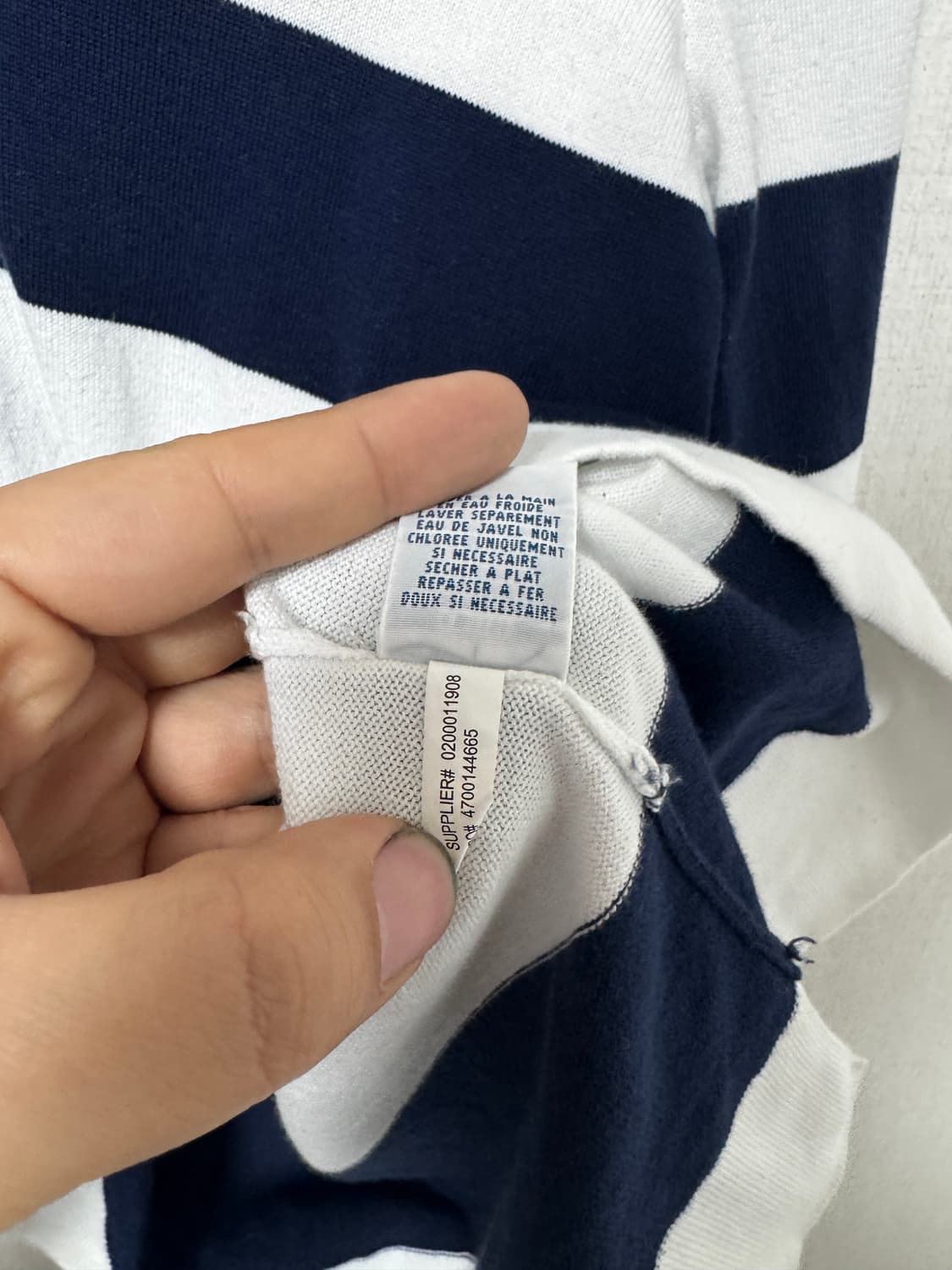 랄프로렌 스트라이프 브이넥  상품이미지6