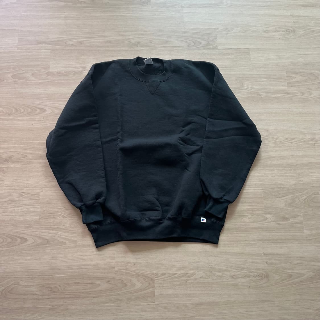 [XL] 90s 빈티지 러셀 스웻셔츠 맨투맨 블랙 상품이미지1