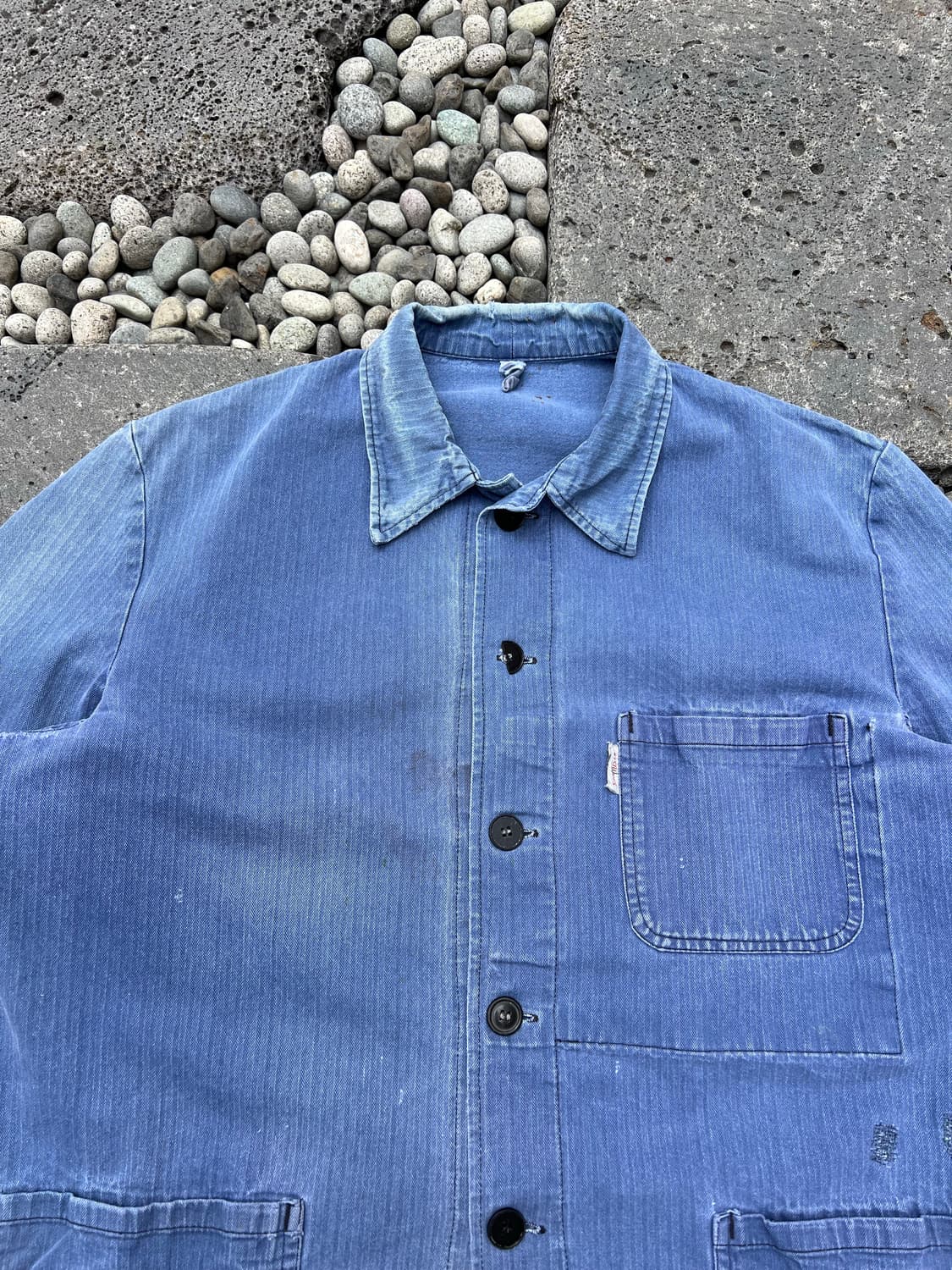 HARD FADED VINTAGE "HBT" 헤링본트윌코튼 프렌치워크자켓 상품이미지6