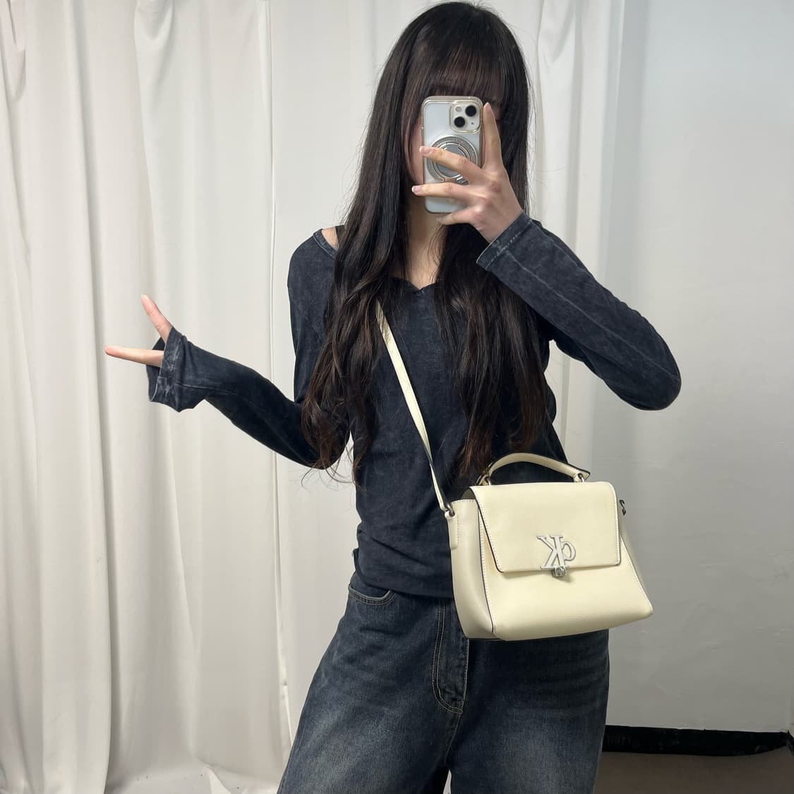 Calvin Klein White Bag  상품이미지2