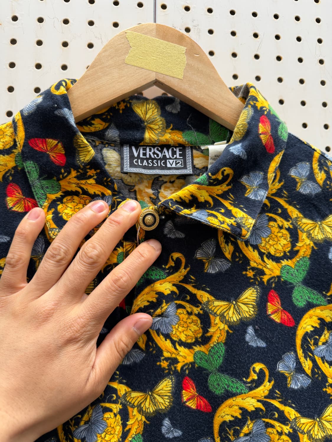 1990s VERSACE CLASSIC V2 SHIRT 베르사체 셔츠 상품이미지5