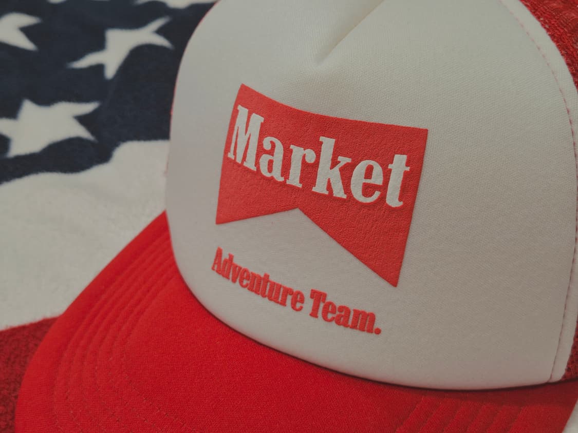 마켓 어드벤처 팀 매쉬캡 볼캡 모자 상품이미지2