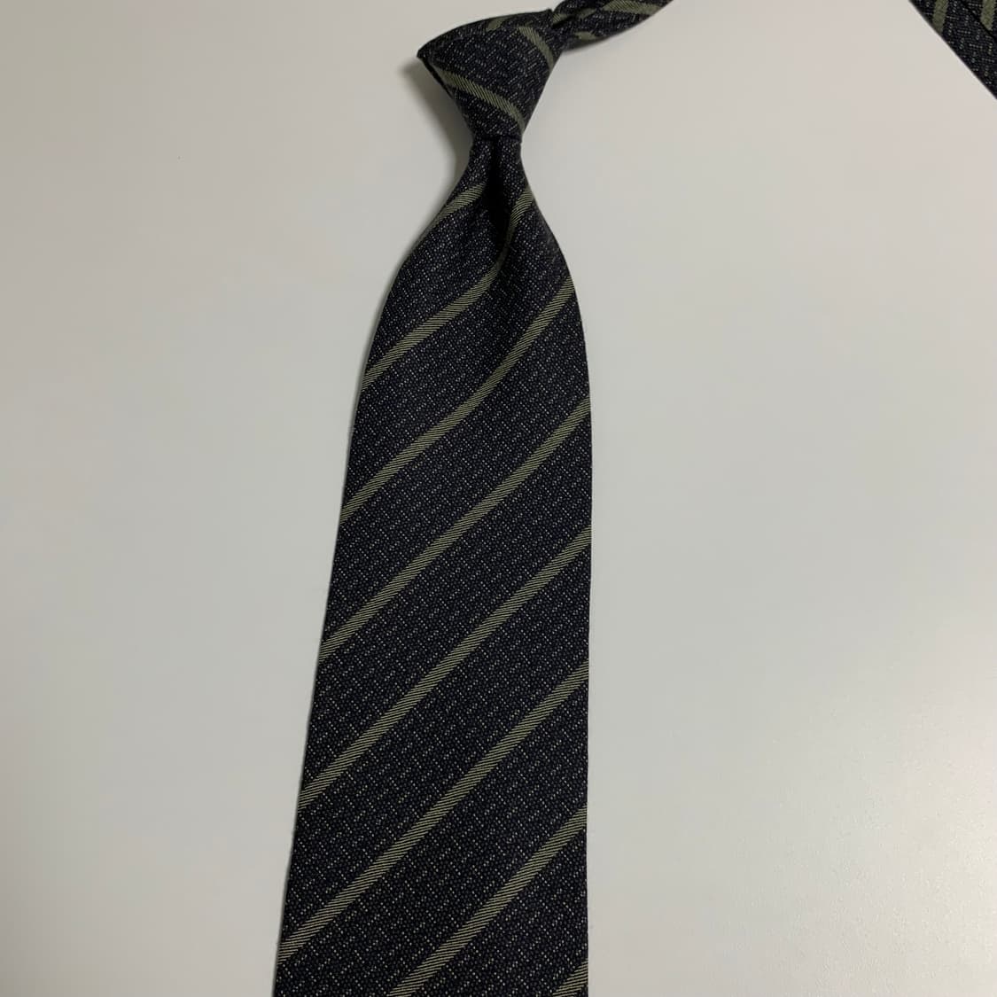 조르지오 아르마니(ARMANI) 스트라이프 명품넥타이 혼방 A+등급 상품이미지8