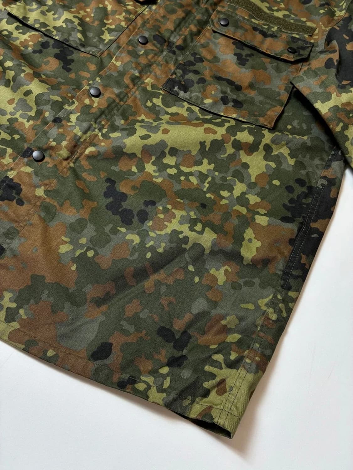 Selected 00's 독일군 밀리터리 반팔 셔츠 자켓 PN9681 상품이미지4