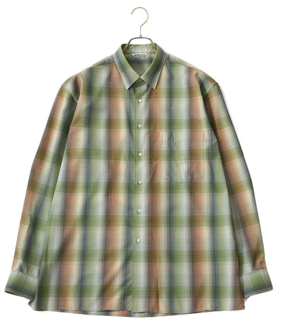 오라리 20aw 23ss 체크 셔츠 일괄 상품이미지2