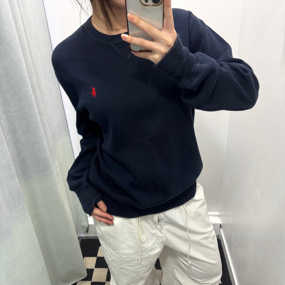 폴로 네이비 니트 상품이미지2