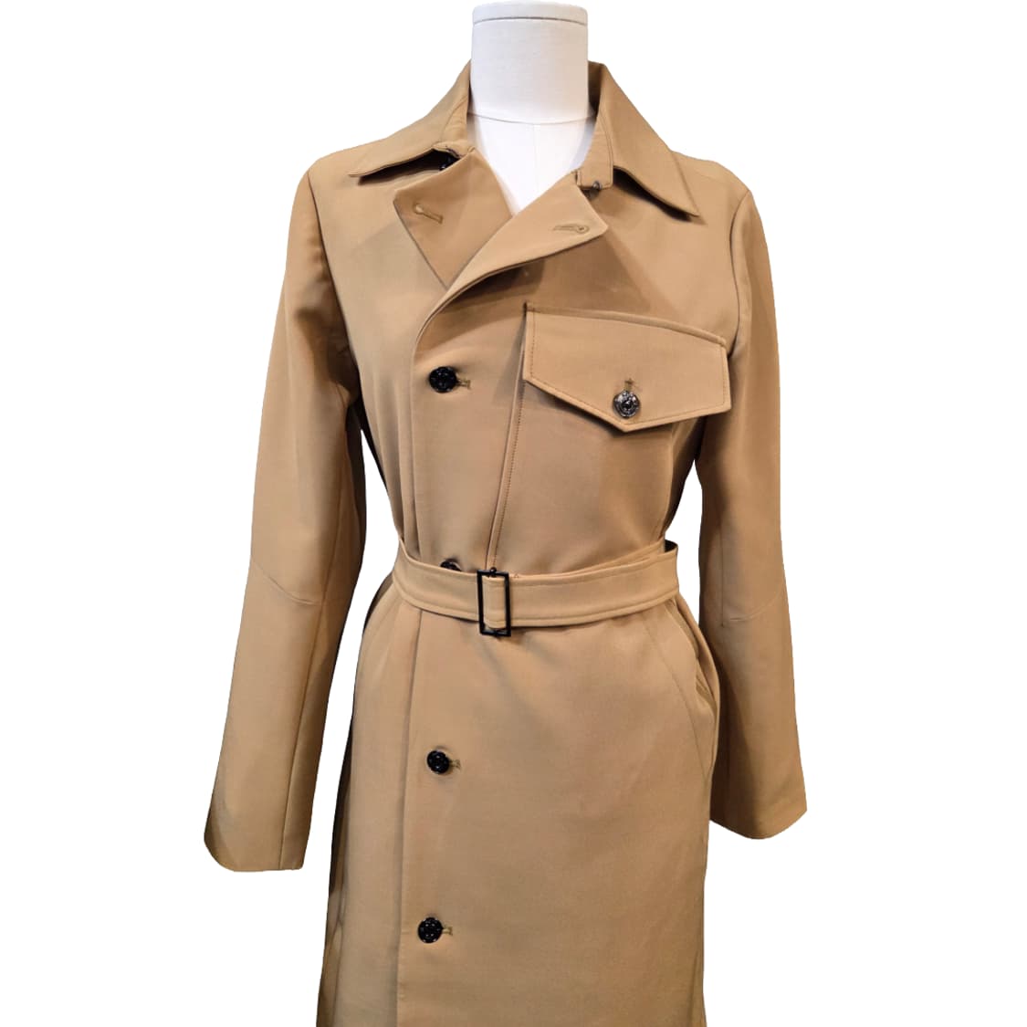 G-STAR 베이지 벨트 트렌치 코트(XS/S) 상품이미지4