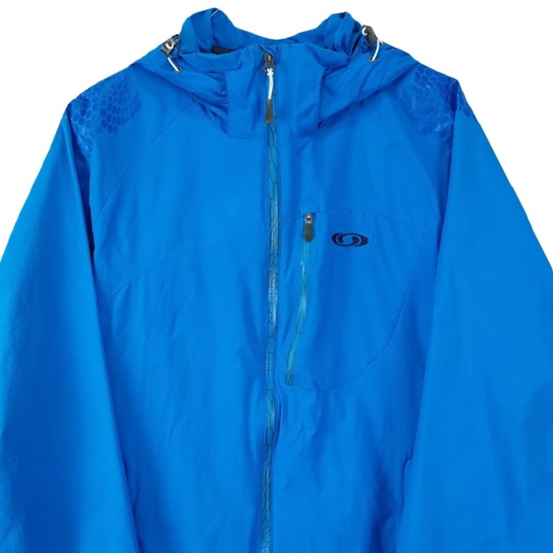 [살로몬] 로고 자수 클라이마 허니컴 바람막이 자켓 스카이 M19937 상품이미지4