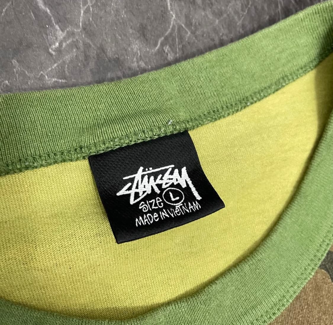 스투시 스탁로고 카모플라주 반팔 상품이미지3