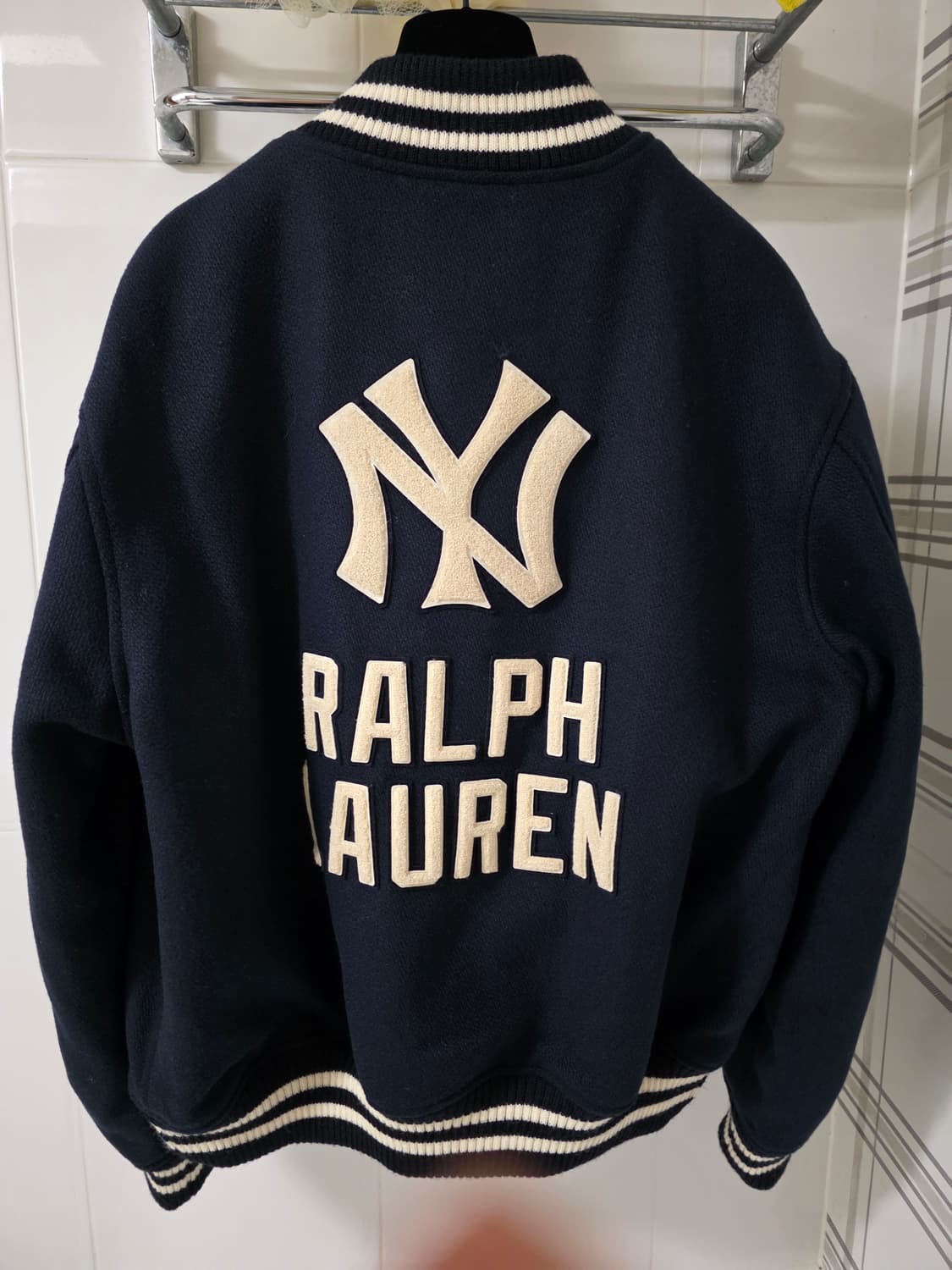 폴로 랄프로렌 MLB 뉴욕 양키스 울 바시티 자켓 XL 상품이미지2