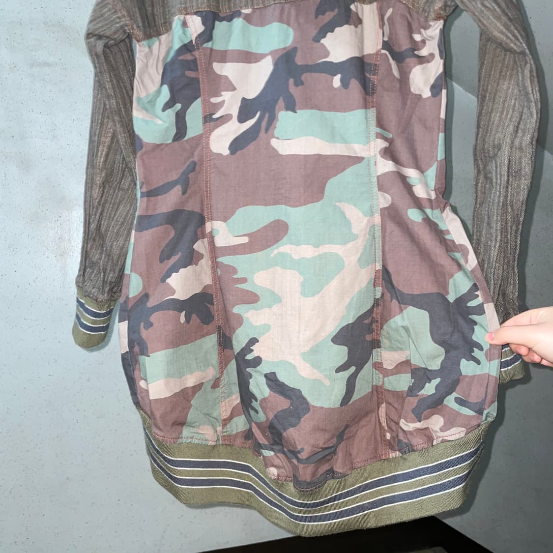 JPG camo hood zip up 상품이미지10